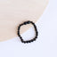 Bracelet/Anklet en Ambre Noir Baltique Brut et Shungite