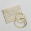 Citrine Gemstone + 14K Gold Filled Beaded Stretch Bracelet - Korvel