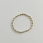 Bracelet en perles de soleil en argent sterling et en or 14 carats