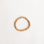 Bracelet en bois de cyprès et perles en or 14K