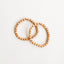 Bracelet en bois de cyprès et perles en or 14K