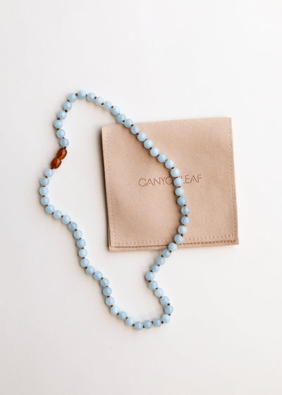 Pure Gemstone + Aquamarine || Necklace - Korvel