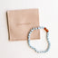 Pulsera o Tobillera de Piedra Preciosa de Acuamarina Pura