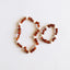 Raw Cognac Baltic Amber & Pearl Halo Anklet or Bracelet