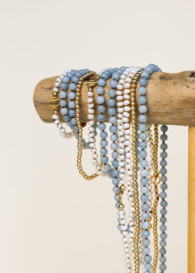 Pure Gemstone + Aquamarine || Necklace - Korvel