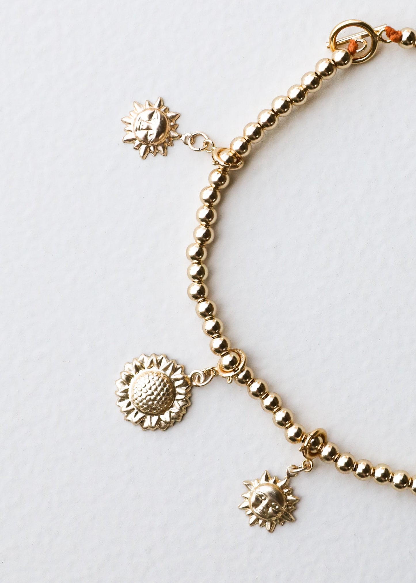 Tobillo o Pulsera de Oro de 14k Relleno - Elegancia Hecha a Mano