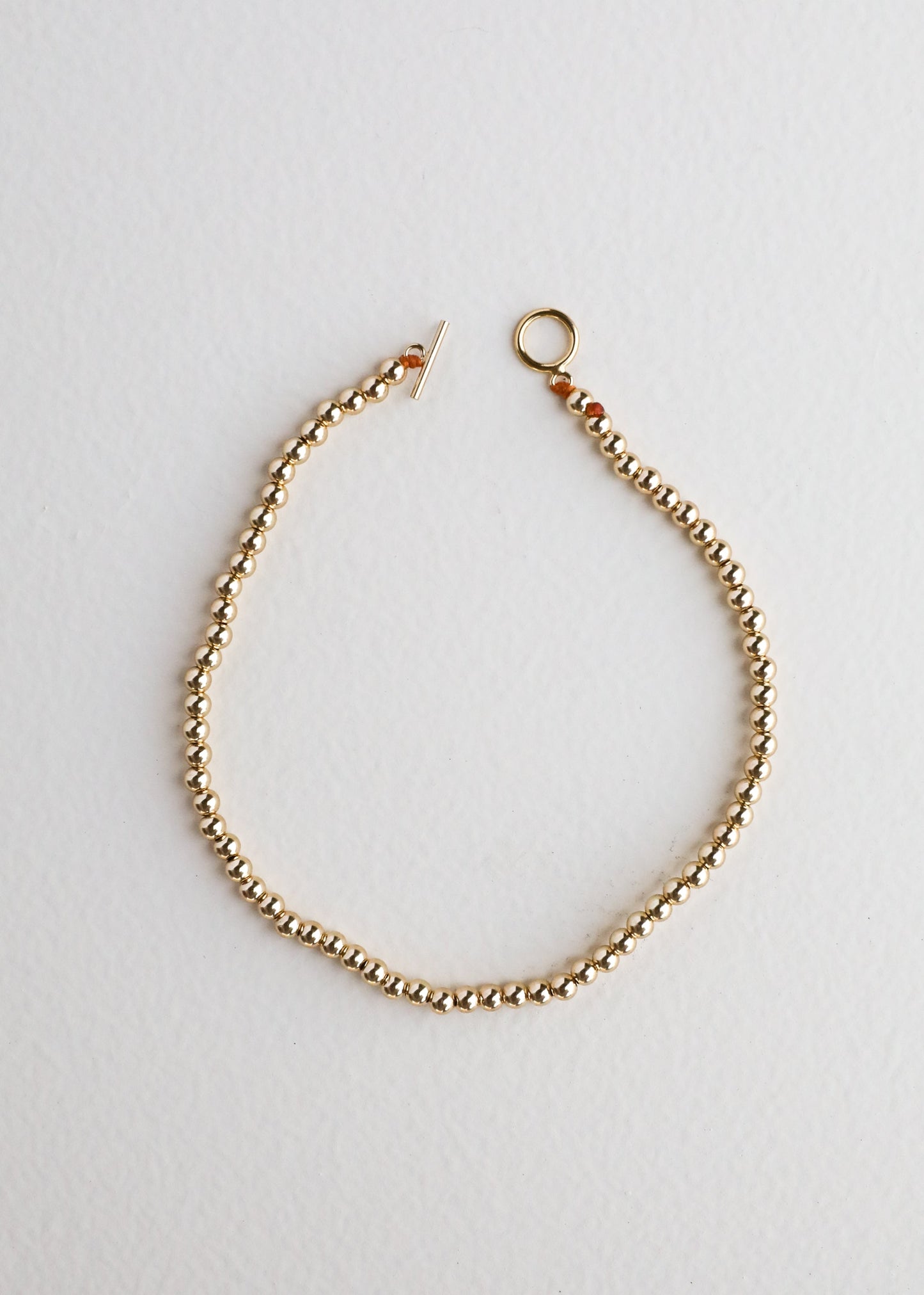 Tobillo o Pulsera de Oro de 14k Relleno - Elegancia Hecha a Mano