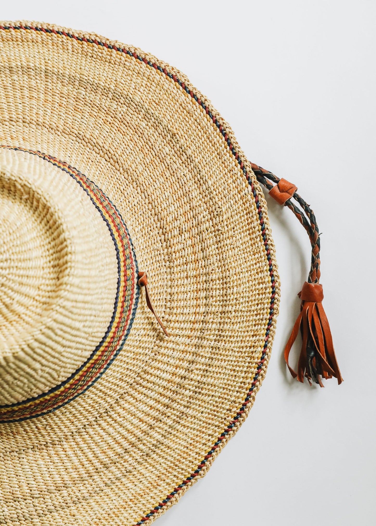 Sombrero de sol tejido a mano