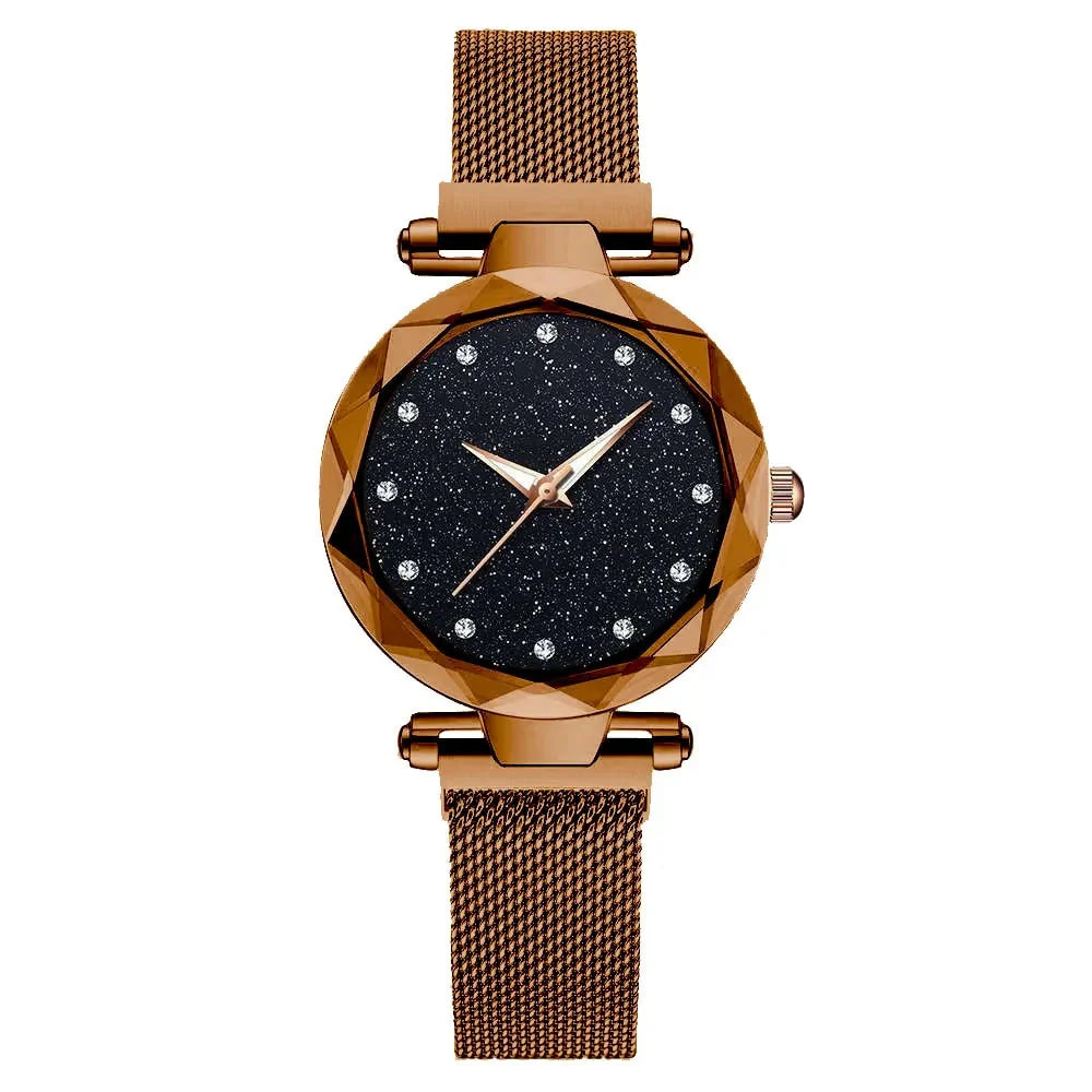 Reloj Magnético de Lujo - Elegante Pieza de Tiempo