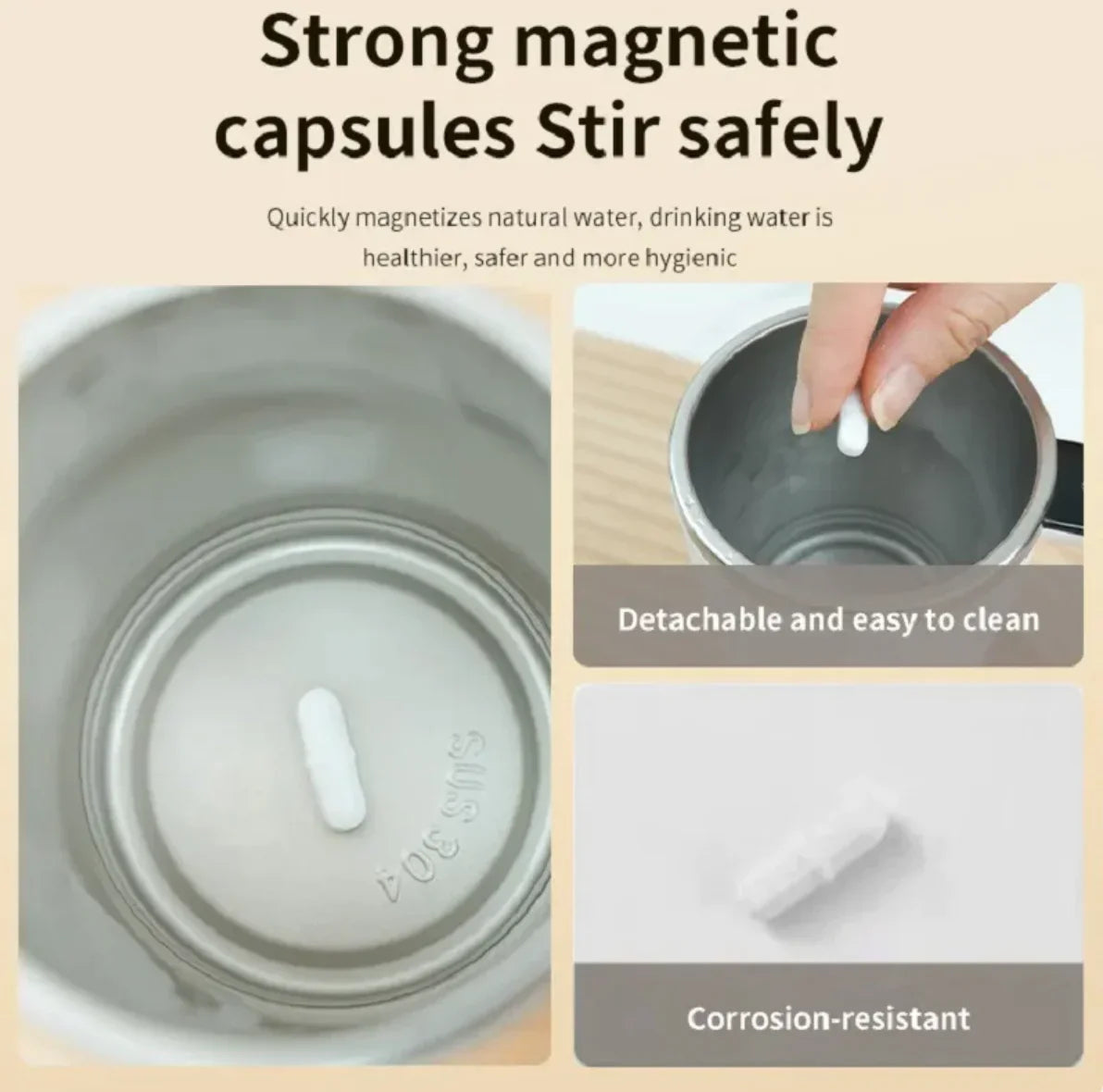 Tasse à café auto-mélangeante