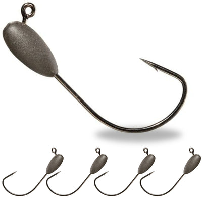 Reaction Tackle Tungsten Tube Jig Heads - 5-Pack