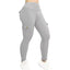 Pantalones de Trabajo Fitness de Alta Elasticidad con Bolsillos para Mujeres