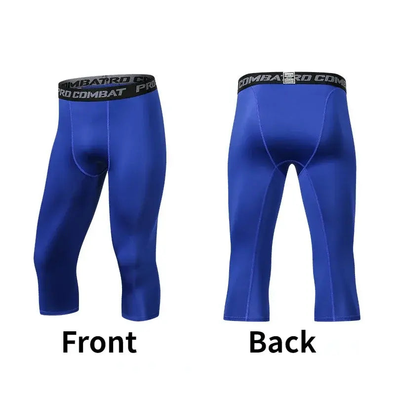 Collants 3/4 de gym pour hommes pour une performance active
