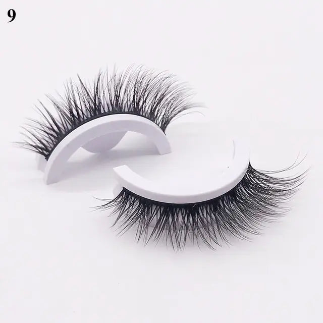 Self-Adhesive False Eyelashes for Effortless Beauty