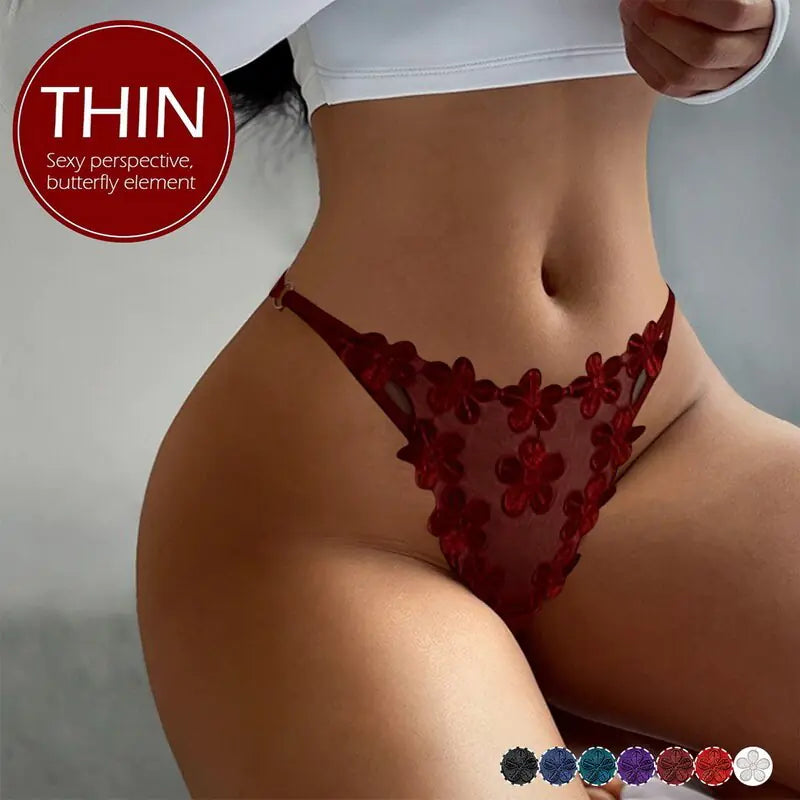 Tangas Sin Costuras de Encaje para Mujeres - Comodidad Elegante