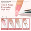 MIZHSE Solid Builder Gel - 4 Classic Colors for Nail Art