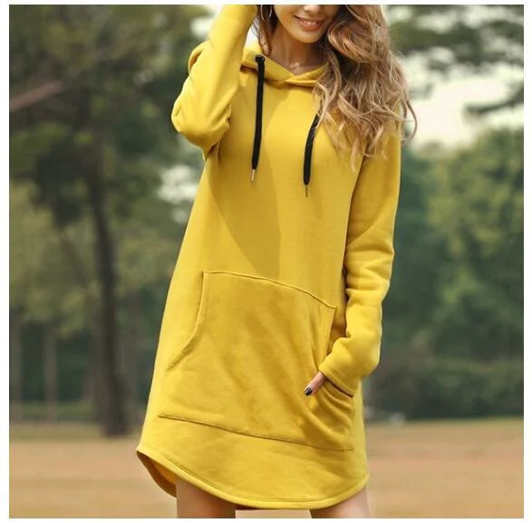 Sudadera de Manga Larga de Color Sólido