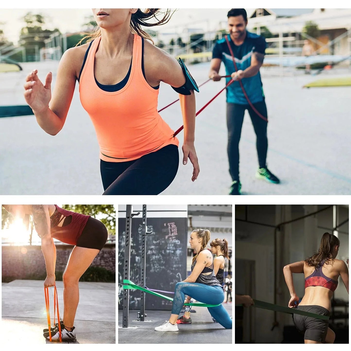 Ensemble de bandes de résistance premium pour des entraînements polyvalents