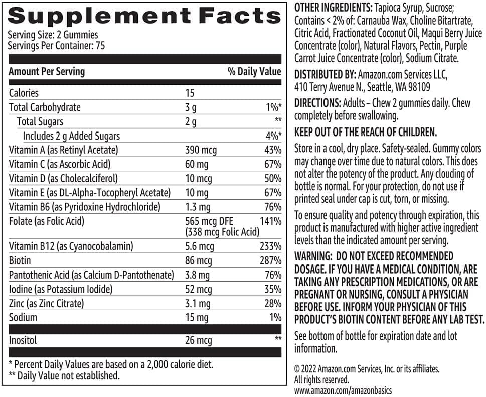 Bonbons multivitaminés sans sucre Andy Anand Chocolatier - 50 unités