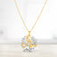 14k Two-Tone Gold Tree of Life Pendant