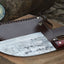 Premium Full Tang Handmade 1095 High Carbon Steel Chef Knife with Exotic Wood Handle - Korvel