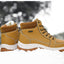 Botas de Tobillo Impermeables de Invierno Marrón Elegantes para Hombre