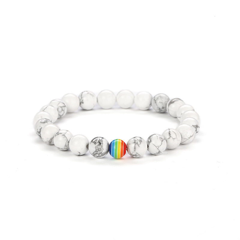 Ensemble de Bracelets Magnétiques pour Couples - Bracelets en Pierre Naturelle