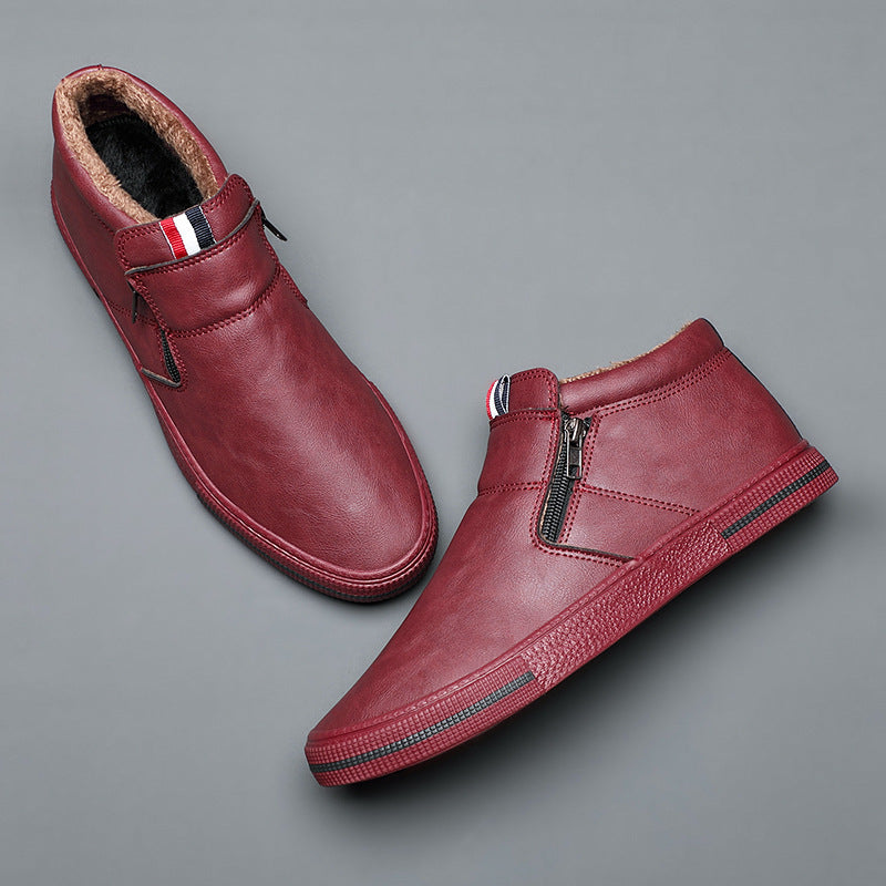 Men's Casual Winter Ankle Boots - Stylish & Warm Footwear