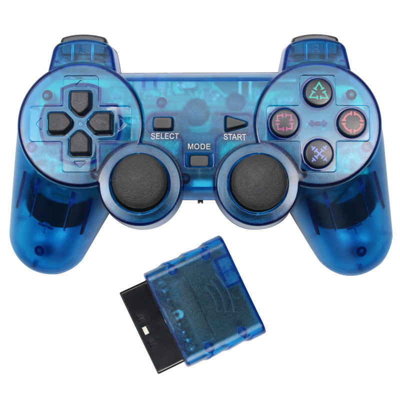 Transparent Wireless Dual Shock Bluetooth Gamepad
