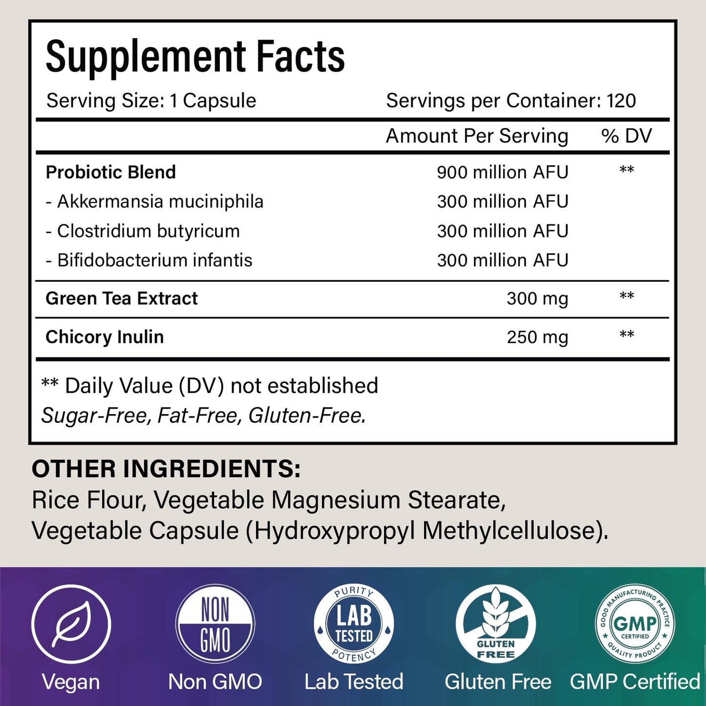 Capsules Probiotiques Premium avec Soutien Prébiotique