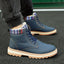 Bottes d'hiver imperméables pour hommes avec doublure en peluche