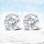 Pendientes de Stud de Diamantes Crecidos en Laboratorio de Oro Blanco de 14K - 5/8 Cttw