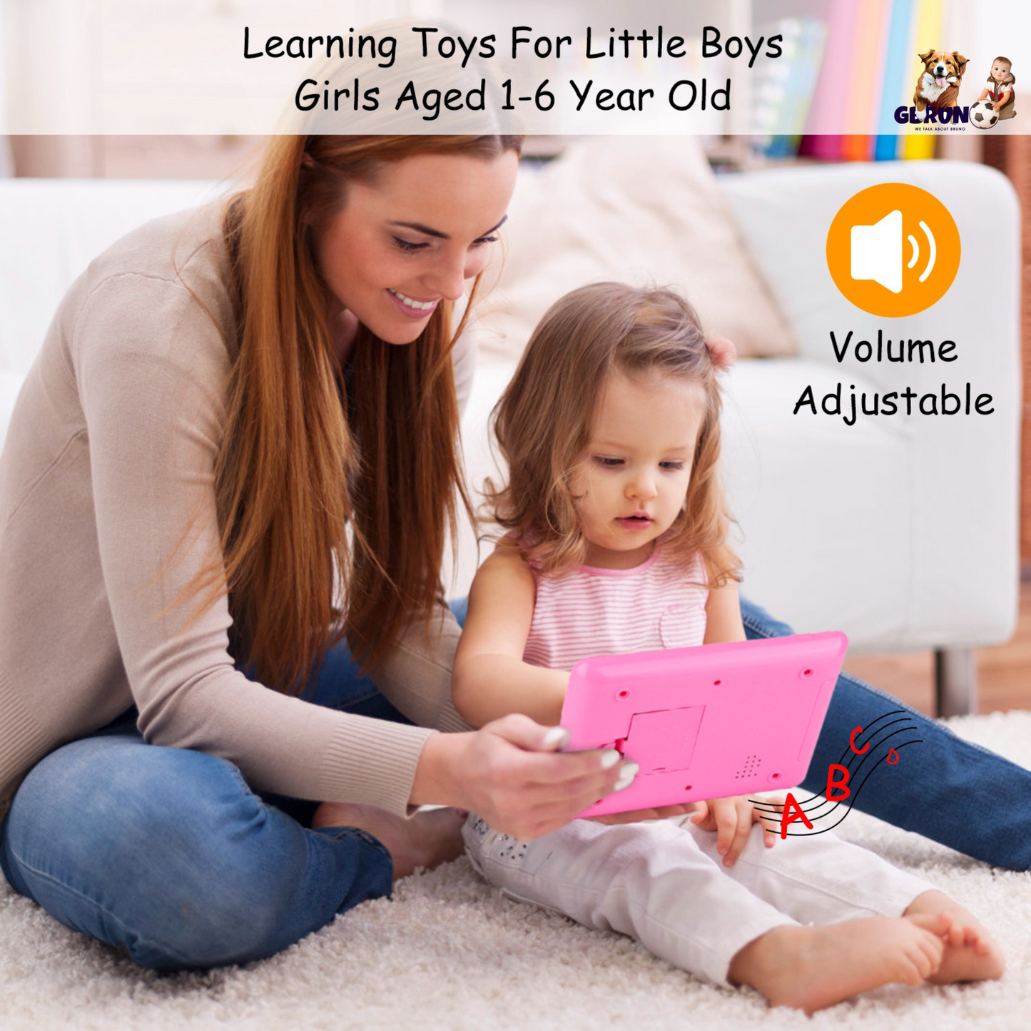 Tablette d'apprentissage GBruno pour bébé - Amusement éducatif pour les enfants