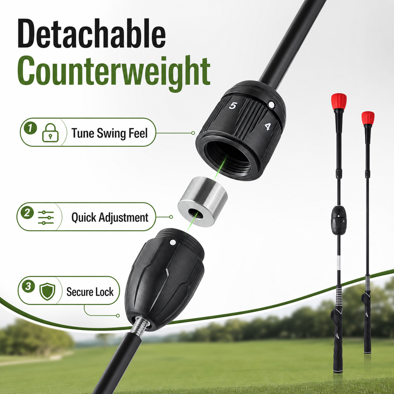 Adjustable Golf Swing Trainer by Yunic - Enhance Your Game