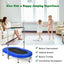 Trampolín Rebotador Mini Plegable para Niños de 2 Personas - Azul