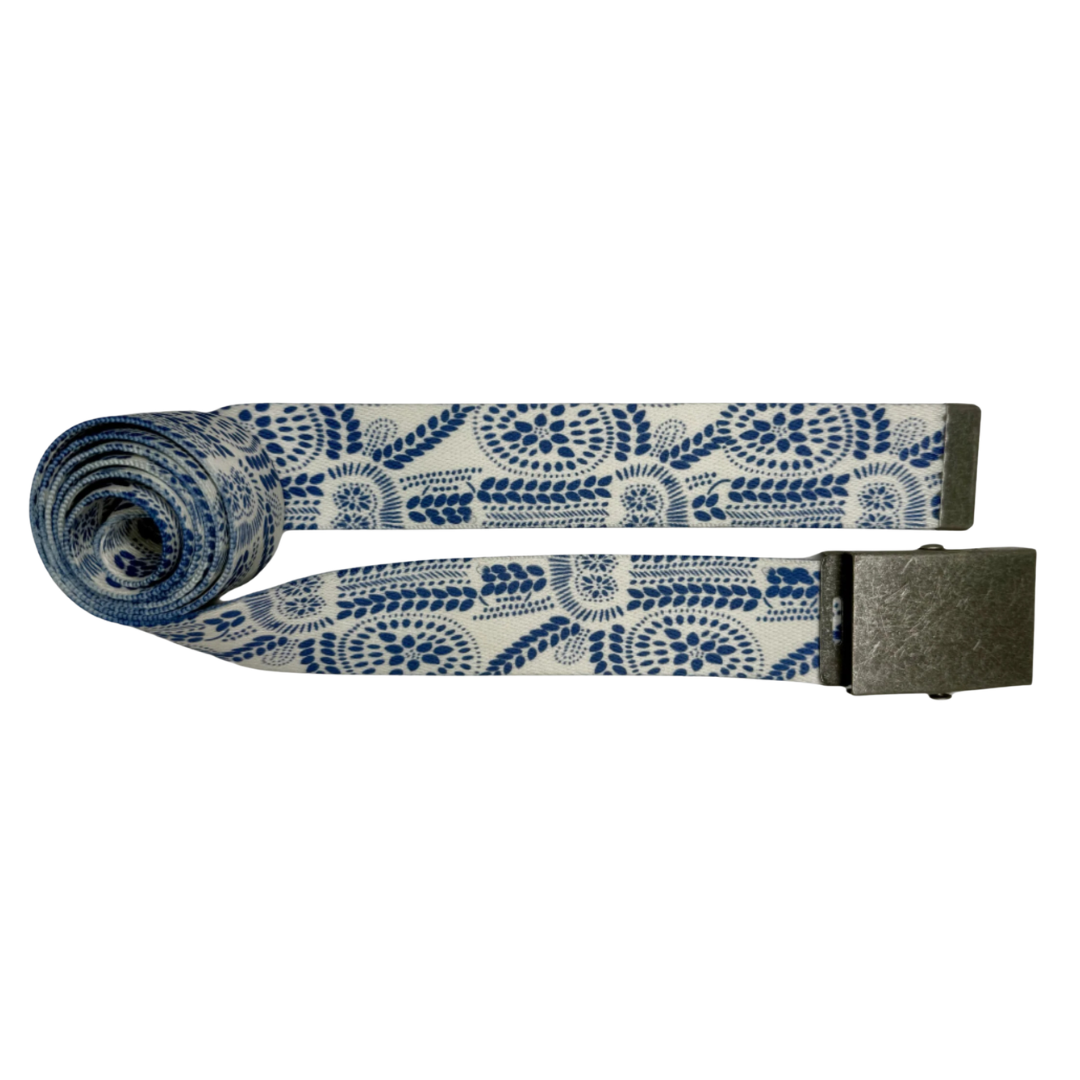 Blue Dots Belt - Versatile Sizes & Buckle Options