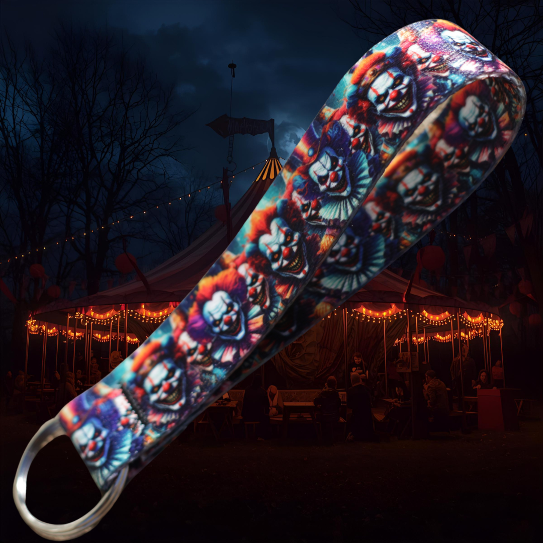 Evil Clowns Keychain Wrist Lanyard - Korvel