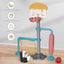 Ensemble de panier de basketball ajustable 3-en-1 avec but de soccer