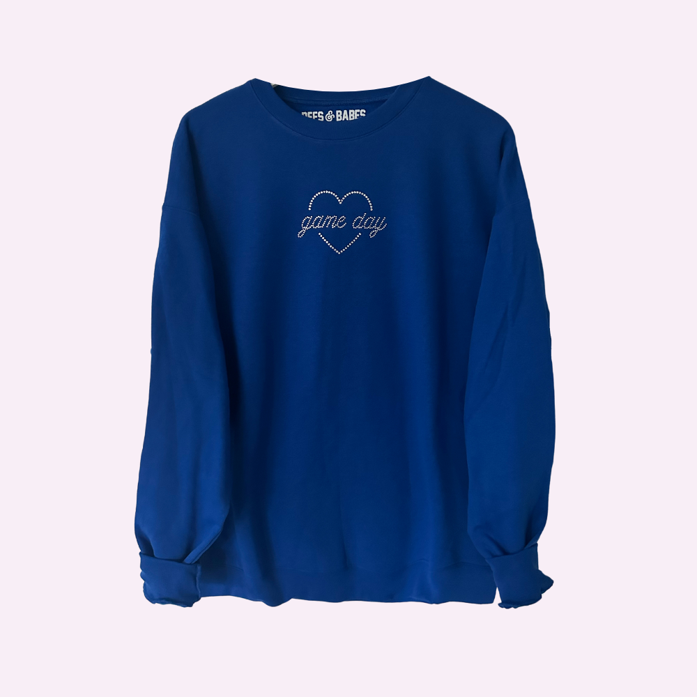 Game Day Shine Rhinestone Sweatshirt