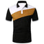 Men's Patchwork Modern Polo Shirt - Casual & Business Wear