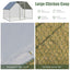Large Walk In Chicken Run Cage - 9.5 x 6.5 Feet