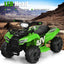 6V Kids ATV Quad Electric Ride On Car with LED Light - Green