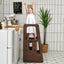Kids Kitchen Step Stool with Double Safety Rails - Brown