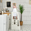 Kids Kitchen Step Stool with Double Safety Rails - Gray