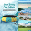Bouncer aquatique gonflable rembourré de 15 pieds - Jaune