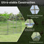 Gbruno Large Metal Chicken Coop Dome Cage - Galvanized Outdoor Enclosure