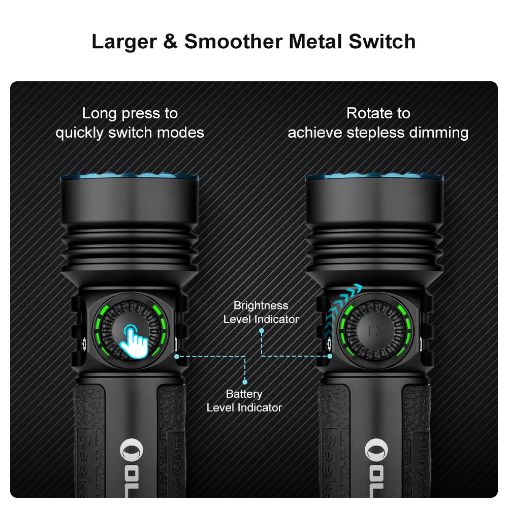 Linterna Recargable Olight Seeker 4 Pro - 4600 Lúmenes