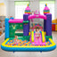 Castillo Inflable Unicornio 6 en 1 para Niños con Ventilador