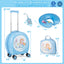 Ensemble de bagages Gbruno pour enfants - Valise cabine de 14" et sac à dos de 10" - Bleu