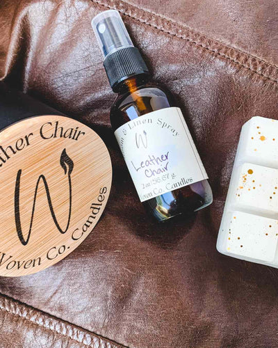 Luxurious Leather Aroma Candle - Korvel